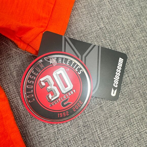 NEW Clemson Tigers Polo Shirt Orange NCAA Fan Short Sleeve Collared S Cotton $45 - Picture 4 of 10